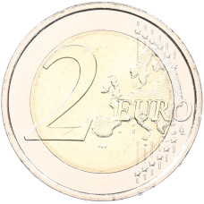 Монета 2 евро 2026 года Эстония «Сипсик» (реверс)