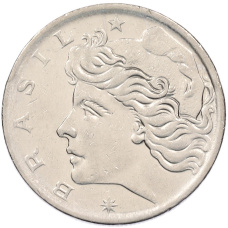 Монета 1 крузейро 1970 года Бразилия (реверс)