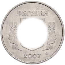 Монета 5 копеек 2007 года Украина (аверс)