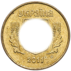 Монета 10 копеек 2011 года Украина (аверс)