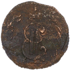 Монета Полушка 1769 года КМ «Сибирская монета» (реверс)