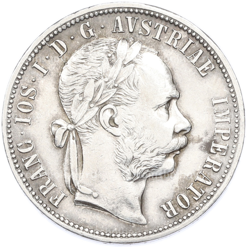 Монета 1 флорин 1877 года Австрия (вид 2)