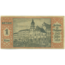Банкнота 50 пфеннигов 1921 года Германия — город Берлин (Нотгельд)