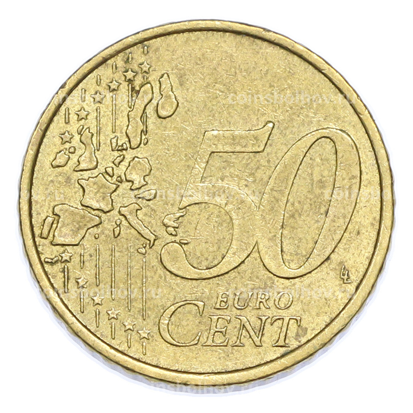 Монета 50 евроцентов 2002 года F Германия (вид 2)
