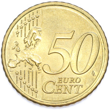 Монета 50 евроцентов 2023 года Австрия (реверс)