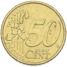 Монета 50 евроцентов 2006 года Греция (реверс)