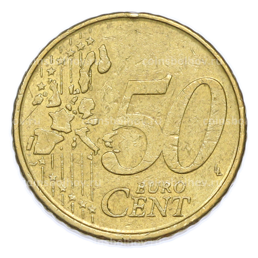 Монета 50 евроцентов 1999 года Бельгия (вид 2)