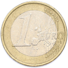 Монета 1 евро 2002 года D Германия (реверс)