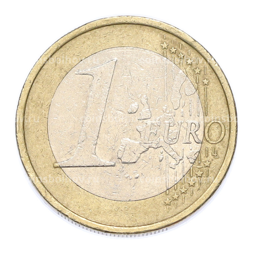 Монета 1 евро 2002 года D Германия (вид 2)