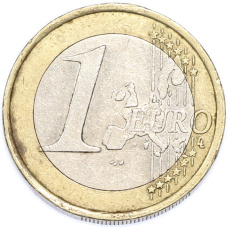 Монета 1 евро 1999 года Франция (реверс)