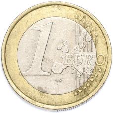 Монета 1 евро 1999 года Франция (реверс)