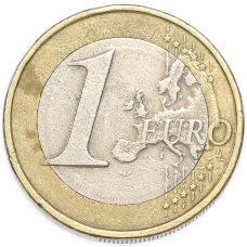 Монета 1 евро 2007 года Греция (реверс)