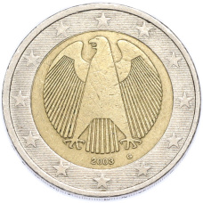 Монета 2 евро 2003 года G Германия (аверс)