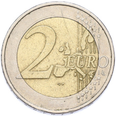 Монета 2 евро 2002 года F Германия (реверс)