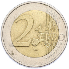 Монета 2 евро 2002 года D Германия (реверс)