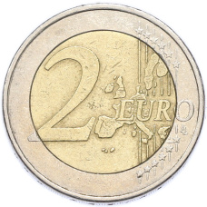 Монета 2 евро 2002 года D Германия (реверс)