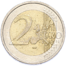 Монета 2 евро 2000 года Нидерланды (реверс)