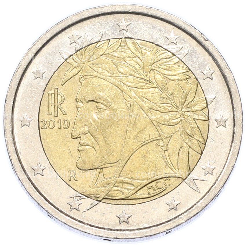 Монета 2 евро 2019 года Италия