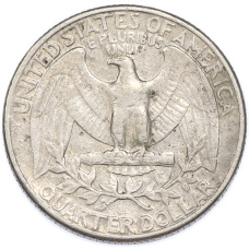 Монета 1/4 доллара (25 центов) 1980 года P США (реверс)