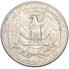 Монета 1/4 доллара (25 центов) 1998 года D США (реверс)