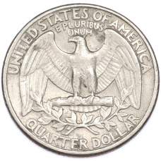 Монета 1/4 доллара (25 центов) 1978 года D США (реверс)