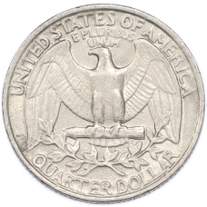 Монета 1/4 доллара (25 центов) 1981 года P США (реверс)