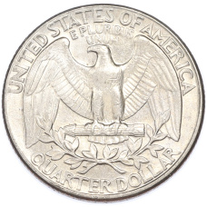 Монета 1/4 доллара (25 центов) 1990 года D США (реверс)