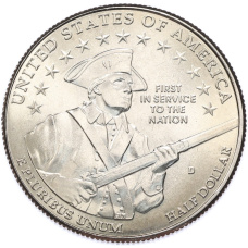 Монета 1/2 доллара (50 центов) 2011 года D США «Армия США» (аверс)