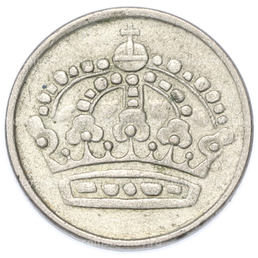Монета 25 эре 1961 года Швеция (вид 2)