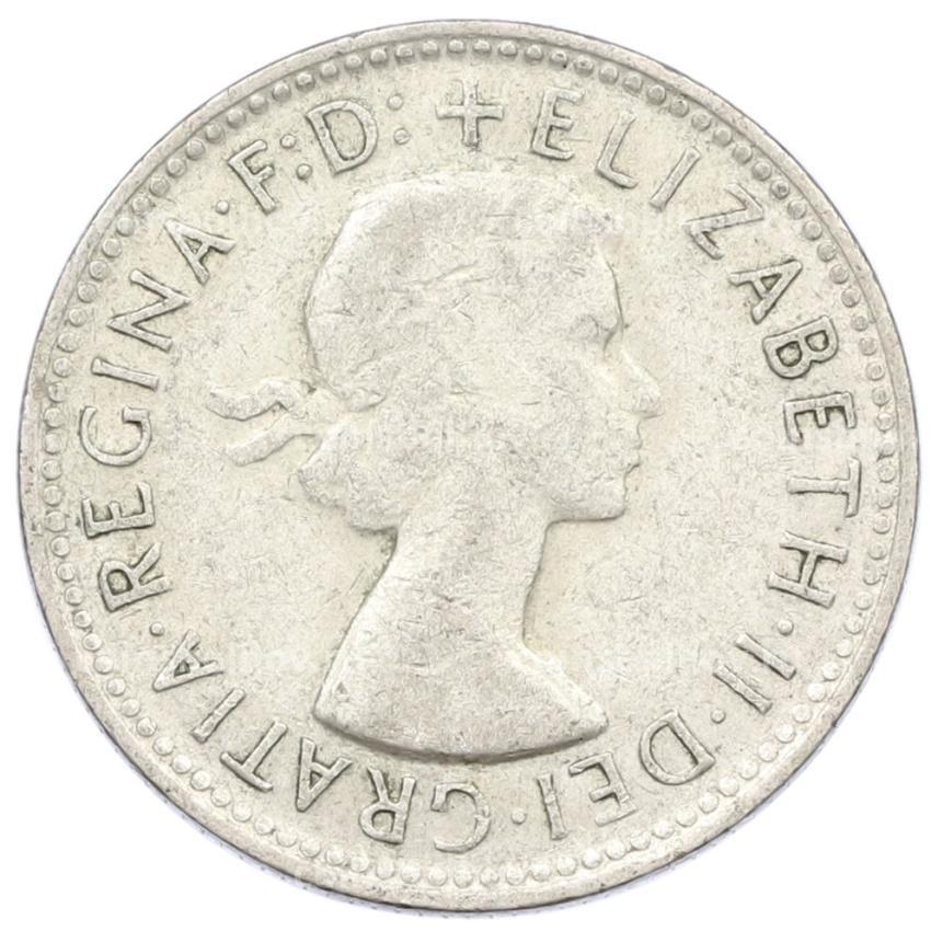 Монета 1 шиллинг 1961 года Австралия (вид 2)