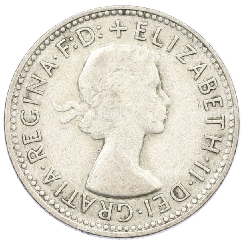 Монета 1 шиллинг 1961 года Австралия (вид 2)