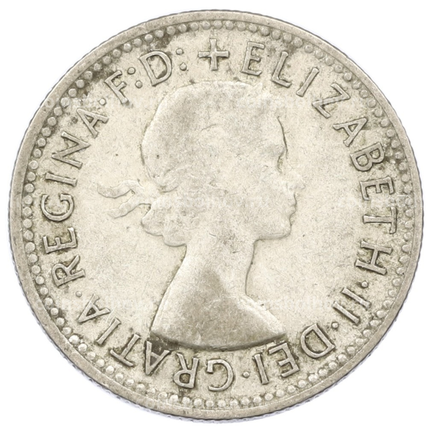Монета 1 шиллинг 1957 года Австралия (вид 2)