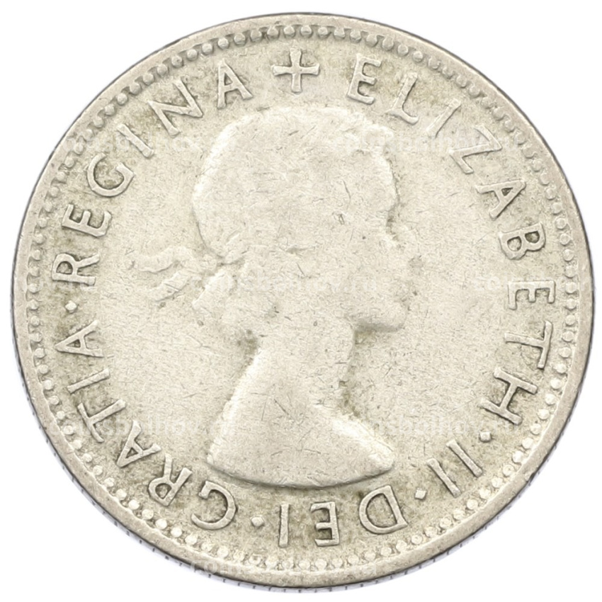 Монета 1 шиллинг 1954 года Австралия (вид 2)