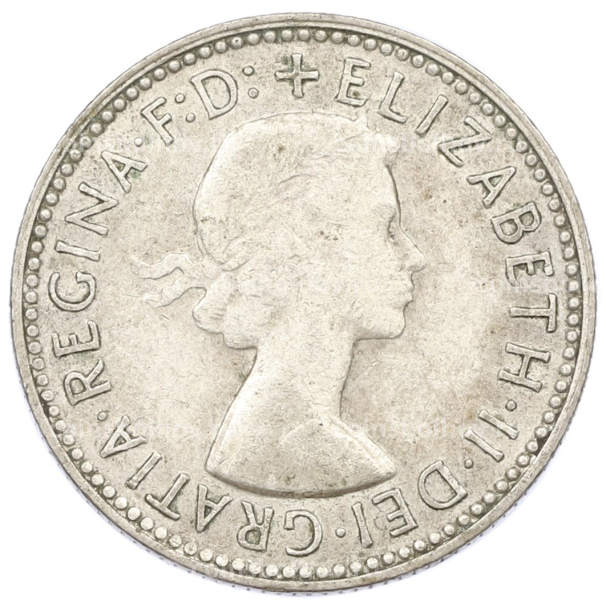 Монета 1 шиллинг 1960 года Австралия (вид 2)
