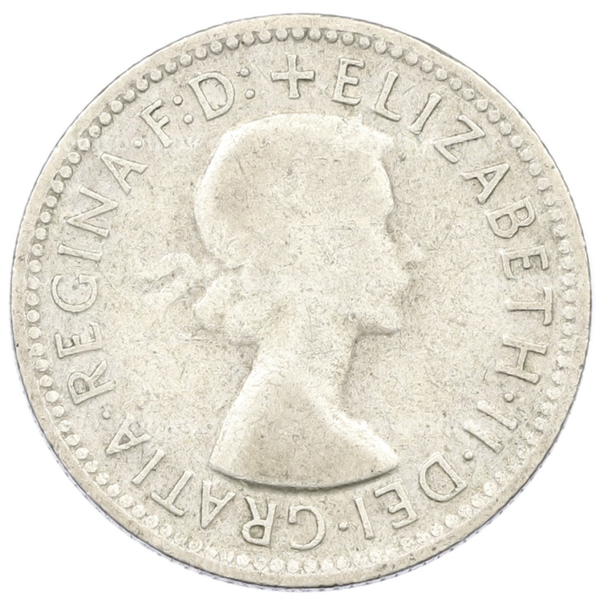 Монета 1 шиллинг 1957 года Австралия (вид 2)
