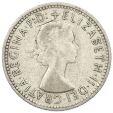 Монета 1 шиллинг 1959 года Австралия (реверс)