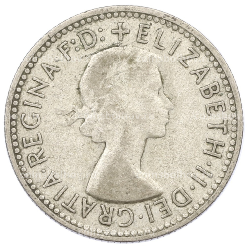 Монета 1 шиллинг 1959 года Австралия (вид 2)