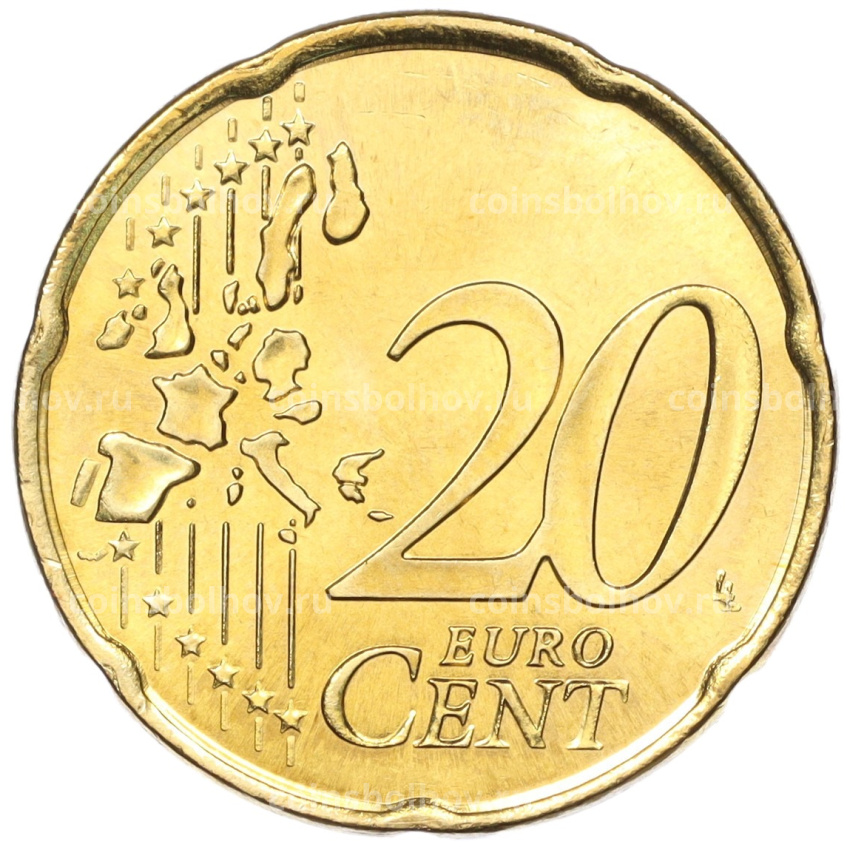 Монета 20 евроцентов 2003 года Монако (вид 2)