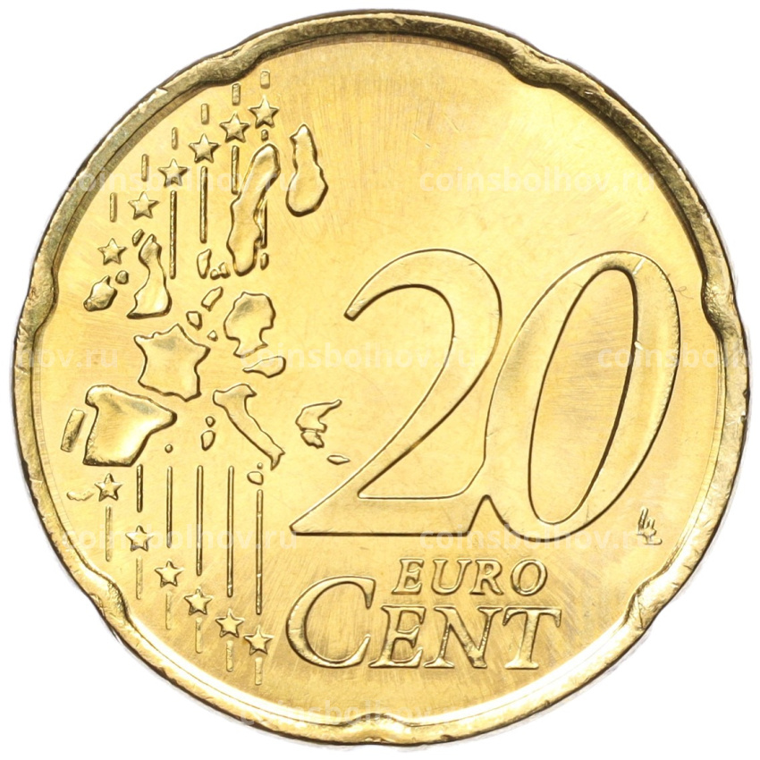 Монета 20 евроцентов 2003 года Монако (вид 2)
