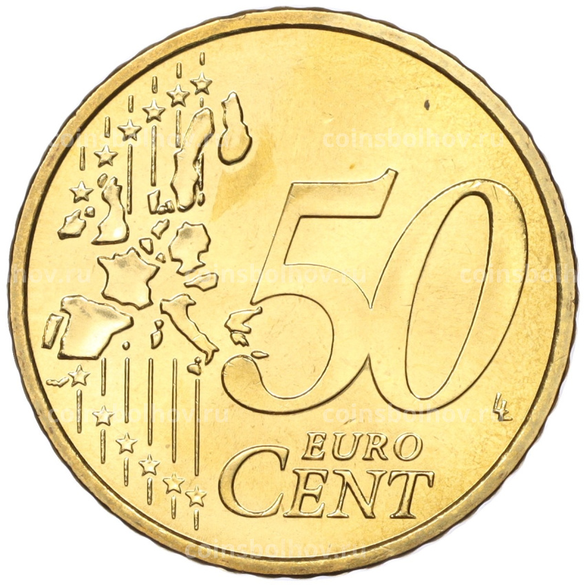Монета 50 евроцентов 2003 года Монако (вид 2)