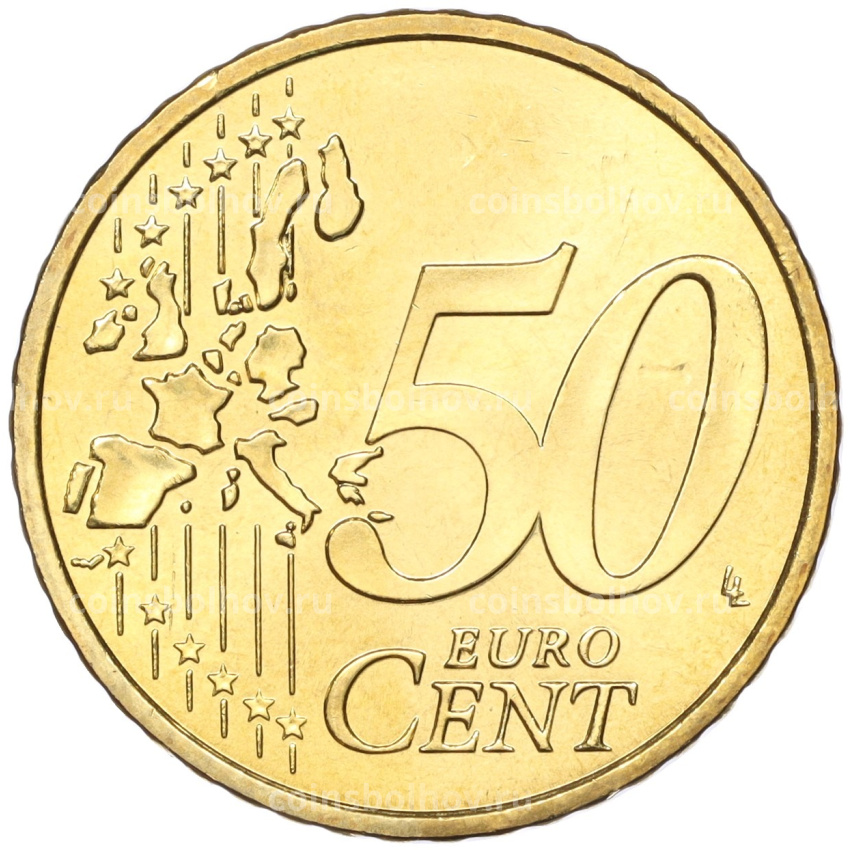 Монета 50 евроцентов 2003 года Монако (вид 2)