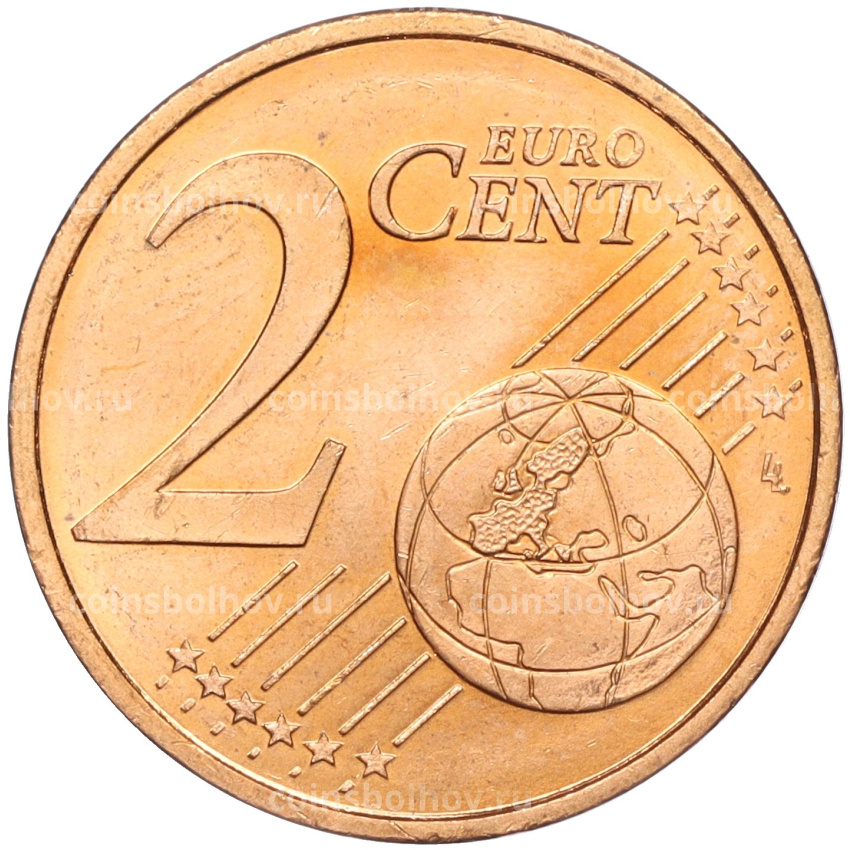 Монета 2 евроцента 2001 года Монако (вид 2)