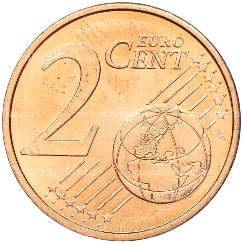 Монета 2 евроцента 2001 года Монако (вид 2)