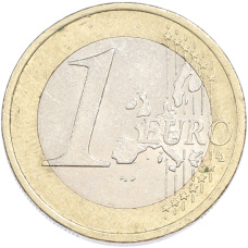 Монета 1 евро 2002 года D Германия (реверс)