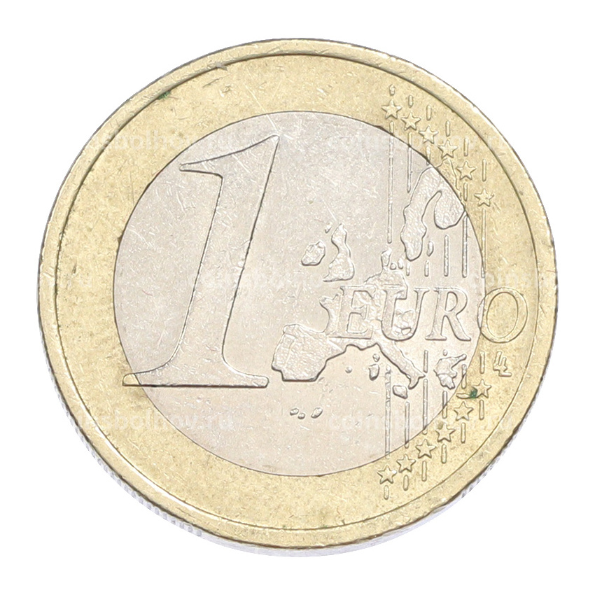 Монета 1 евро 2002 года D Германия (вид 2)