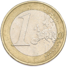 Монета 1 евро 2007 года Испания (реверс)