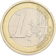 Монета 1 евро 2007 года Италия (реверс)