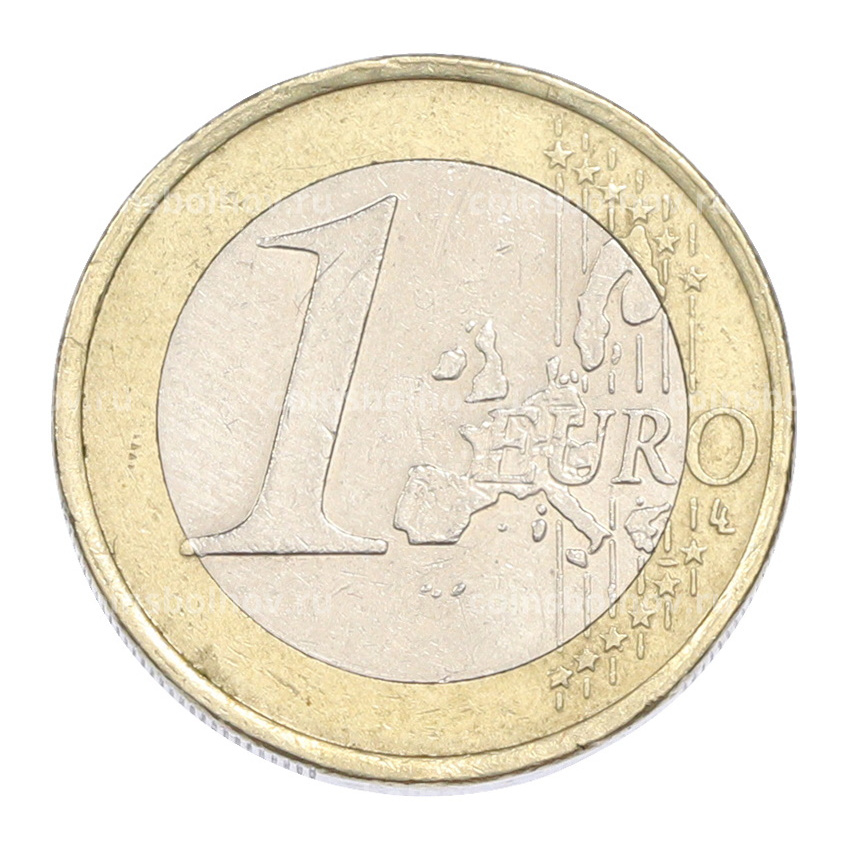 Монета 1 евро 2002 года F Германия (вид 2)