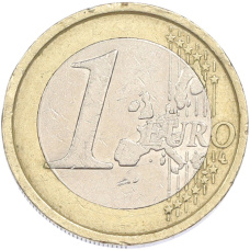 Монета 1 евро 2007 года Италия (реверс)