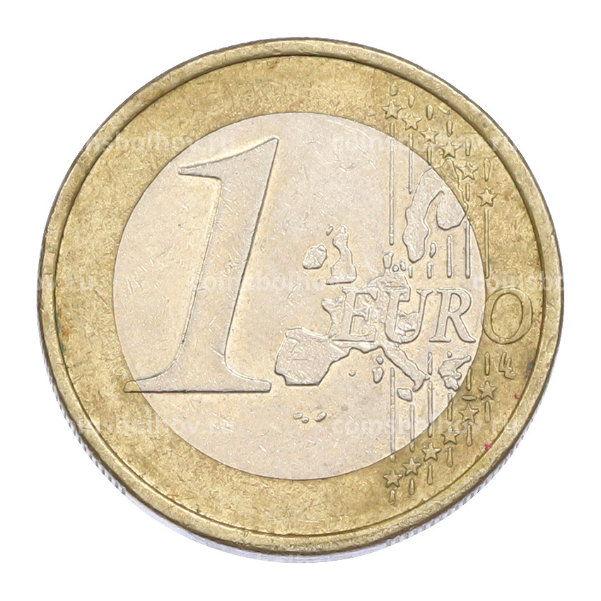 Монета 1 евро 2002 года F Германия (вид 2)